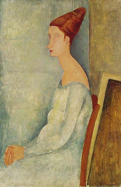 Amedeo Modigliani Portrait de Jeanne Hebuterne china oil painting image